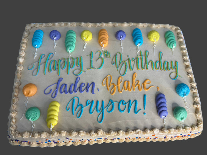 Balloons - child cakes