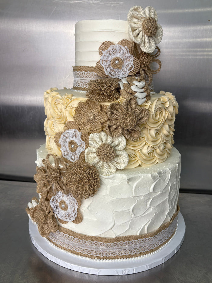 3-Tier Wedding Cakes
