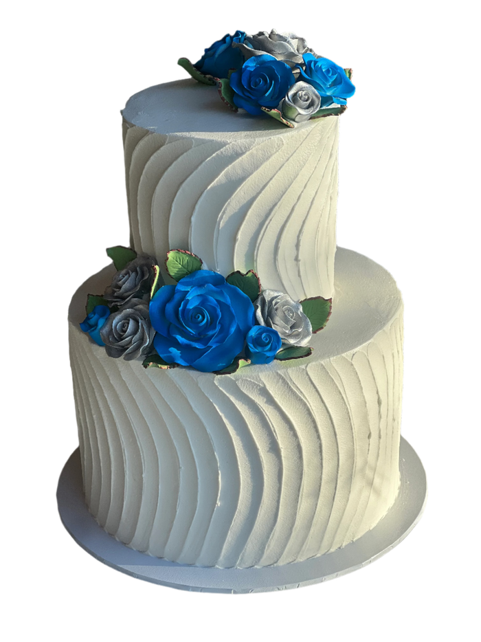 2-Tier Wedding Cakes