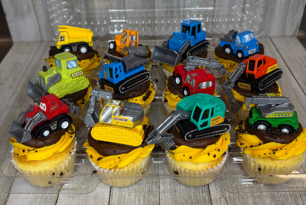 Construction cupcakes