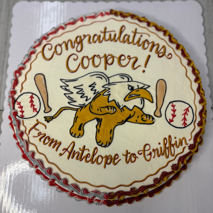 Graduation Cookie Cake