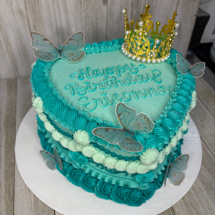 Heart Shaped with Butterflies