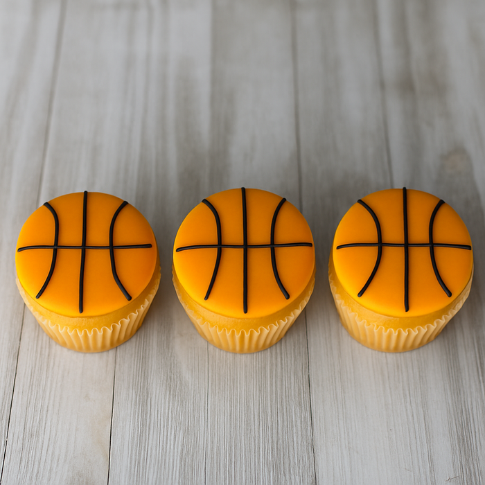 Basketball Cupcakes