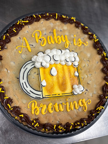 Cookie cake - baby shower - Beer mug