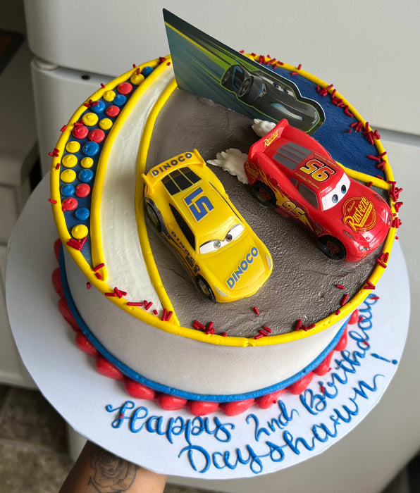 Yellow Car Cake