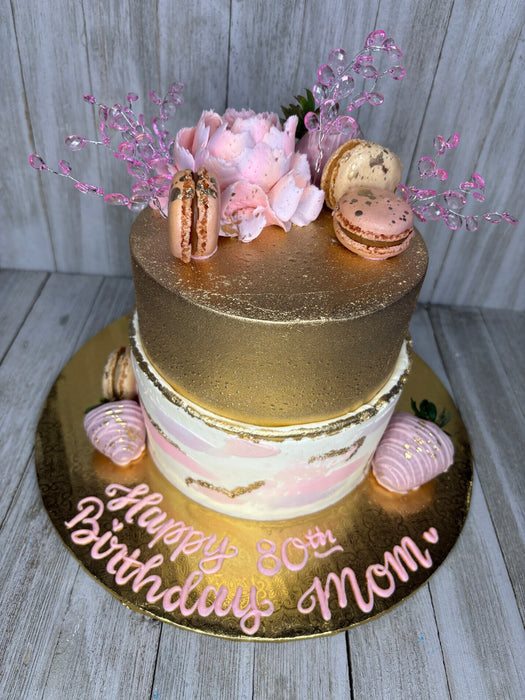 Elegant Gold and Pink