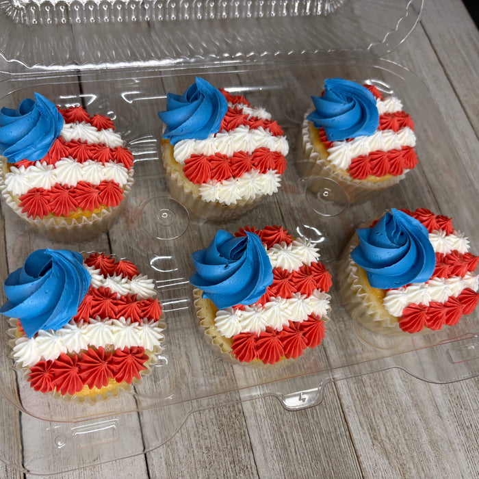 Flag Cupcakes