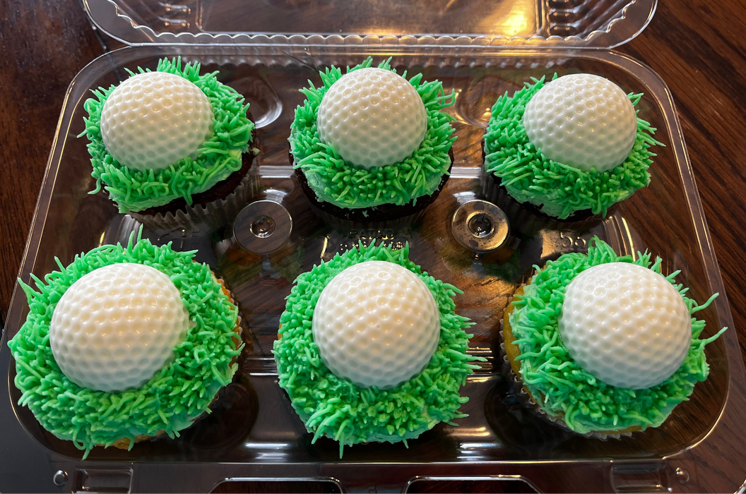 Golf Ball Cupcakes