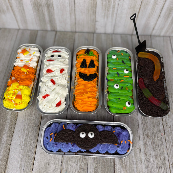 Halloween Mini Loaf Cakes