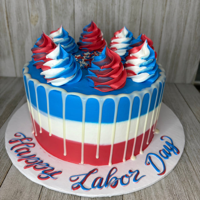 Dollops and Drip - double layer round cakes only