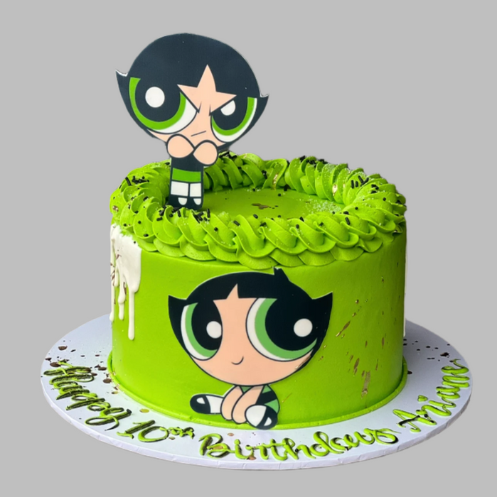 Powder Puff Neon Green